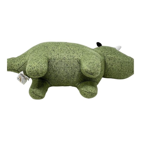 Pillowfort Green Triceratops Dinosaur Weighted Plush Stuffed Animal Throw Pillow - Picture 5 of 10